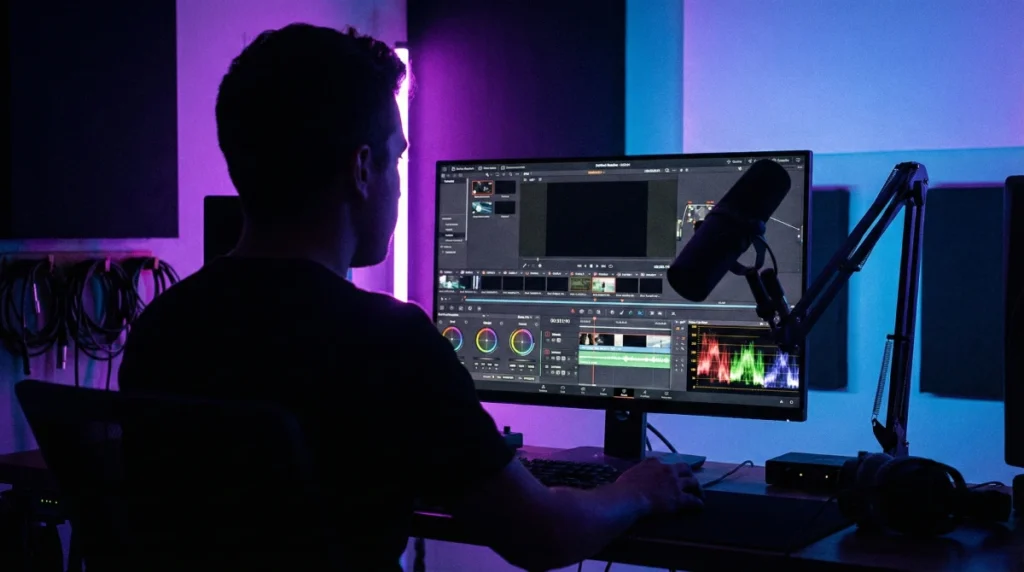 Montowanie różnych formatów wideo w DaVinci Resolve