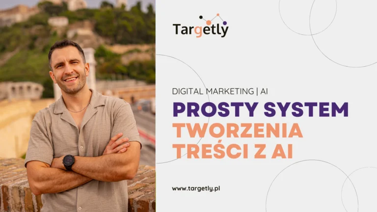 Baner blogowy do artykułu o prostym systemie do tworzenia świetnych treści z AI (Gemini)